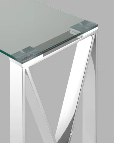 Консоль Stool Group КРОСС 115*30 серебро УТ000004646