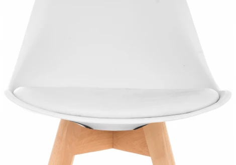 Деревянный стул Woodville Bonuss белый 11734