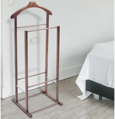 Вешалка костюмная В 27Н средне-коричневый от фабрики Mebelik