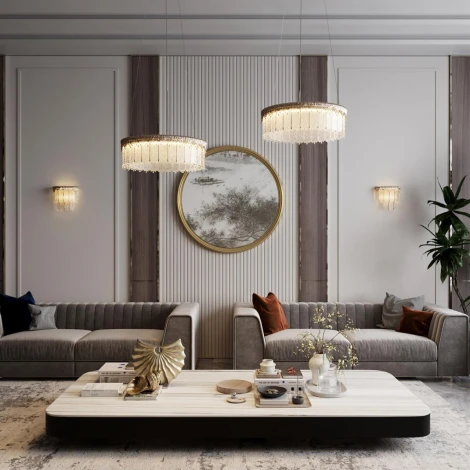 Бра Odeon Light Cleo 5091/20WL золотой/прозрачный/стекло LED 20W 3700K (220V)