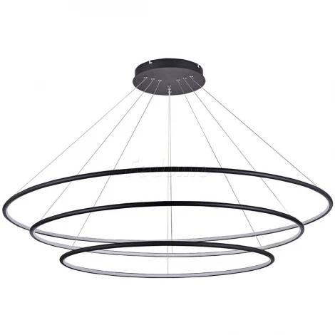 Люстра подвесная светодиодная Donolux, 3 плафона, 180W, черный с белым