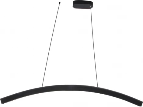 Подвесной светильник светодиодный с регулировкой цветовой температуры Mizi'en Slim MZ31505-1500B-black (220V, на тросе)