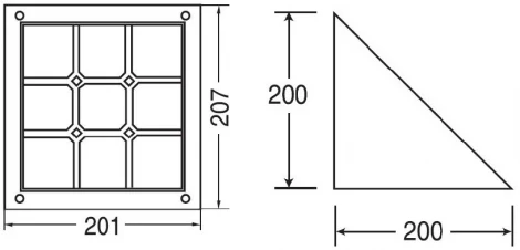 Уличный настенный светильник Oasis Light SIDNEY 91441 Bl (220V, IP44)