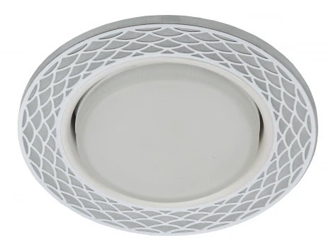 Встраиваемый точечный светильник Эра DK LD37 WH/WH