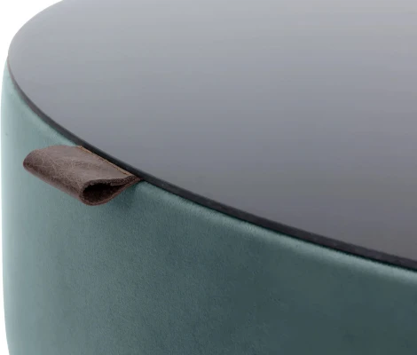 Стол журнальный Italia ОГОГО (арт.339994), (ЛДСП/Бирюзовый)