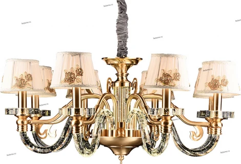 Подвесная люстра IDLamp Michel 404/8-LEDOldbronze