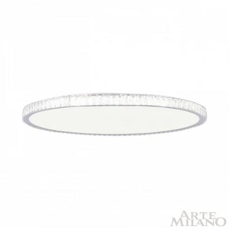 Потолочный светильник круглый Arte Milano 310122/D1000 NI (регулировка яркости, LED, 220V, пульт управления, круглые)