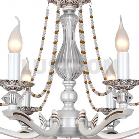 Подвесная люстра IDLamp Eloisa 259/6-Whiteplatina