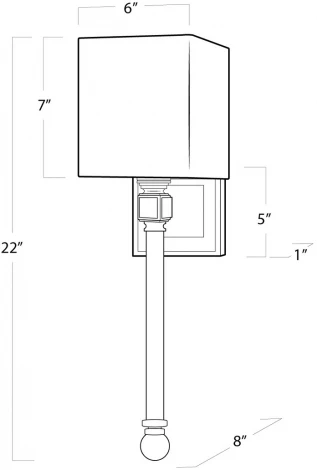 Бра Regina Andrew Crystal Sconce ImperiumLoft 44,466 (85023-22) (220V)