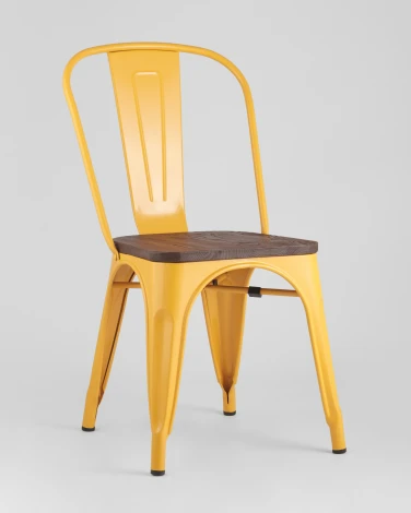 Стул Stool Group TOLIX WOOD желтый УТ000001672