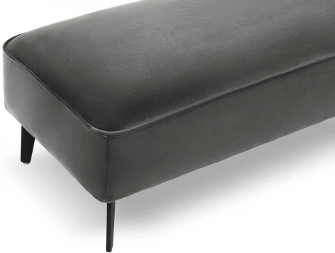 Банкетка Amsterdam ОГОГО (арт.787128), (Ткань,Велюр/Серый)