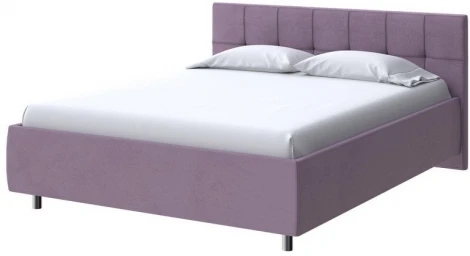 PROxSON Кровать Diamo без основания (Ткань: Велюр Ultra Сливовый) 120x190