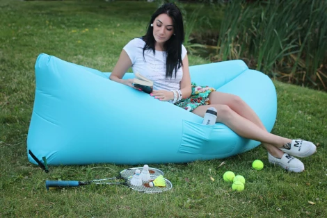 Надувной лежак Dreambag AirPuf Голубой 5901400