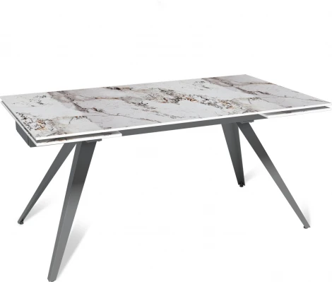 Стол раскладной Asti (160+40+40), керамика глянцевая Top Pandora Top Concept арт.21388