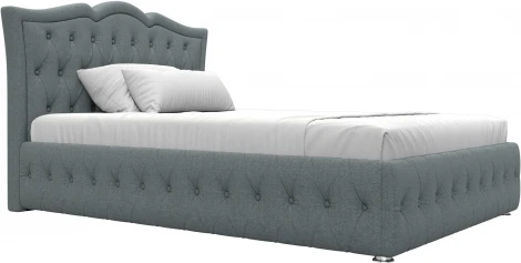 Кровать интерьерная Герда 140 (Серый/Рогожка) Лига Диванов арт.123063