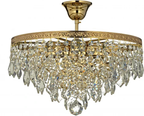 Потолочная люстра буше Arti Lampadari Castellana E 1.3.38.602 G (220V, хрусталь)