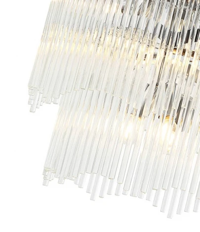 Подвесная люстра ярусная Stilfort Seauty 2121/09/12P (220V, хрусталь, на цепи, круглые)