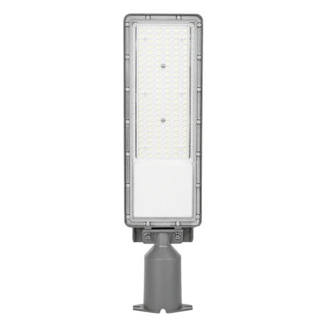 Уличный консольный светильник STL-100W/03 100Вт 5700К IP65 12000лм с поворотным кронштейном серый 497х69х130 1/1 Wolta STL-100W/03