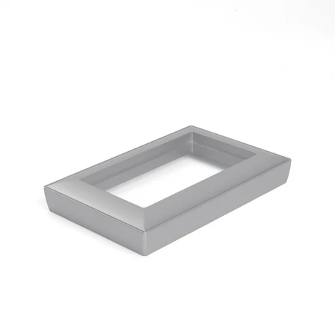 Рамка на 2 поста (серебро) Stekker Катрин 50048