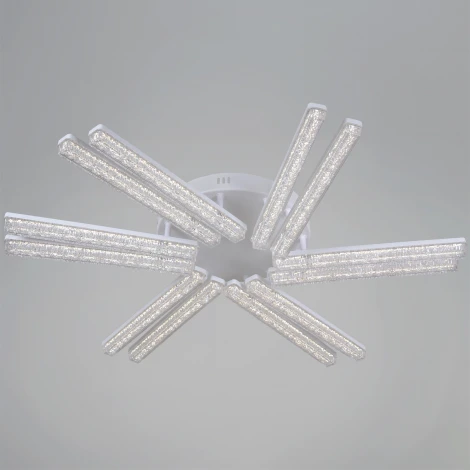 Потолочная люстра светодиодная на штанге с регулировкой цветовой температуры, яркости и ночным режимом Reluce 58290-0.3-12 WH