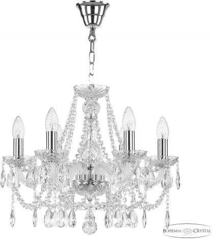 Подвесная люстра Bohemia 107 107/6/165 Ni (220V, подвески, на цепи, подсвечник, свеча)