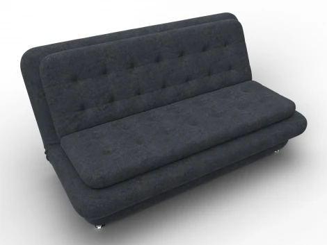 Диван-книжка Лига-123 (Металл,ЛДСП,Брус,Доска,Велюр/Темно-серый) Лига Диванов 137626