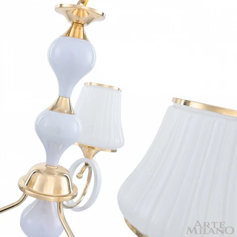 Подвесная люстра Arte Milano Florentia-2387 302387/3 Wh/Gd (220V, на цепи)