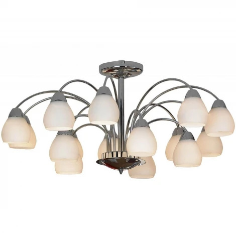 Потолочная большая люстра Lussole Loft Apiro GRLSF-2403-15 (220V, шарики, IP21)