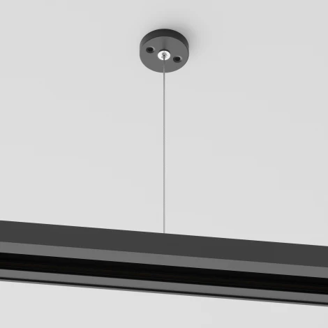 Подвес тросовый 1шт Unity черный (однофазный) Maytoni Technical TRA001CW-11B