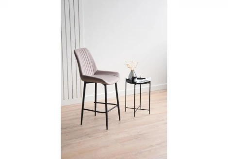 Барный стул Седа латте (zd 290) / черный 632603