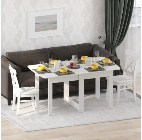 Стол-книжка Woodville СтК4 белый 377312