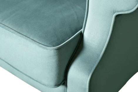 Кресло Garda Decor GD-TORINO-1 (Черный/Голубой)