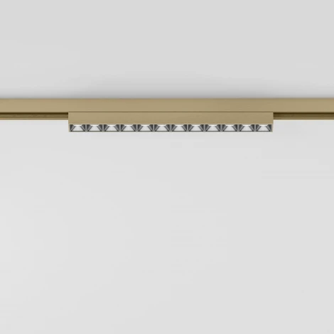 Трековый светильник магнитный светодиодный Elektrostandard Line Magnetic Brass Line 10W 4000K (латунь) 85528/01