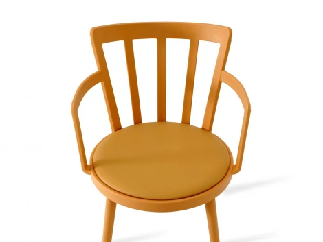 Комплект стульев Sudoku 4 шт. ОГОГО Обстановочка! 966372 (Пластик,Экокожа/Желтый)