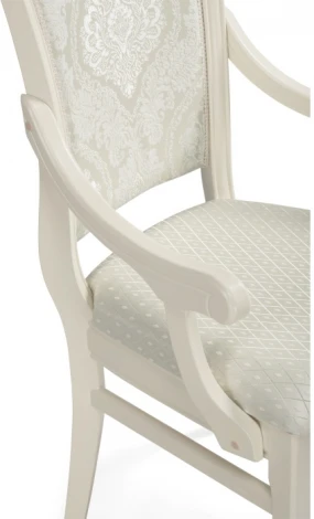 Кресло Woodville Линет soprano pearl / ромб / бежевый 543602