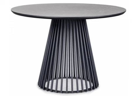 Кухонный стол Notta Нэнси 110 темно-серый / черный