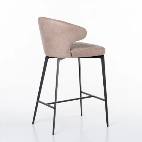 Стул полубарный Richard, замша бежевый Top Concept RICHARD 2000000000527