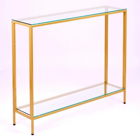 Консольный стол AllConsoles 1082-CG clear золотой