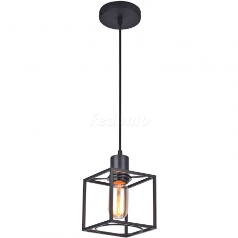 Подвесной светильник Lussole Loft Badger LSP-9540 (220V, на проводе, куб, IP21)