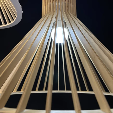 Подвесной светильник Punkto Натуральное Дерево ImperiumLoft Punkto1 (179842-26) (220V, на проводе)