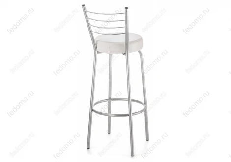 Барный стул Woodville Kuroda белый полимер / светлый мусс 453998