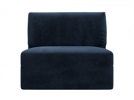 Модуль диван Лига-060 НПБ (ЛДСП,Брус,Фанера,Велюр/Синий) Лига Диванов 129533