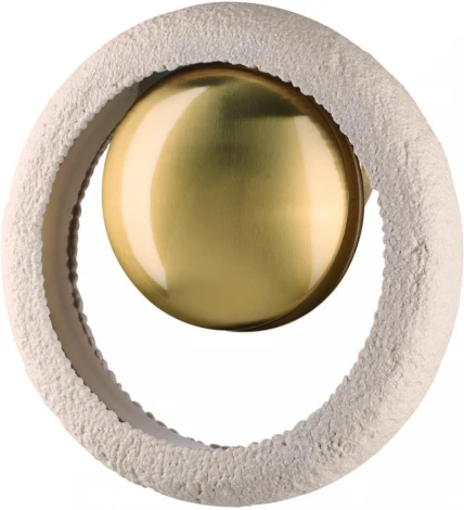 Настенный светильник на штанге Odeon Light Saturn 5443/1W сатинированн.латунь/беж./металл/полирезин 1*G9 LED*6W (220V)