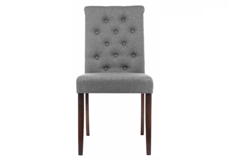 Обеденный стул Woodville Amelia dark walnut / fabric grey 11016