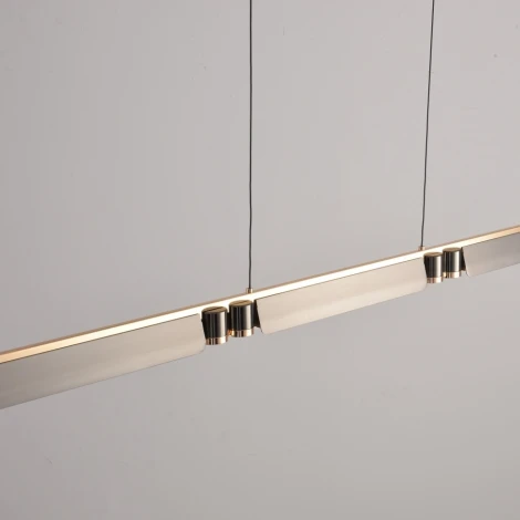 Подвесной светильник iLedex Vision 9309D-1200-2 GR+BK (220V, на проводе)