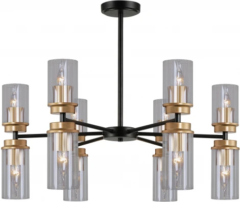 Потолочная люстра на штанге Reluce 74671-0.3-6+6 (220V)