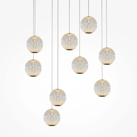 Подвесной светильник Maytoni Sapphire MOD293PL-L56BS3K (LED, 220V, на проводе, шарики)