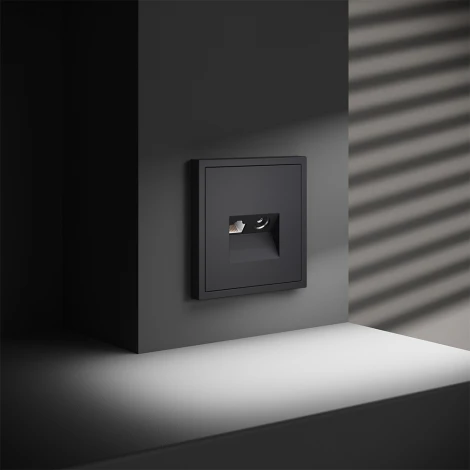 Розетка телевизионная встраиваемая TV+RJ45 Voltum S70 VLS060707 (графит)