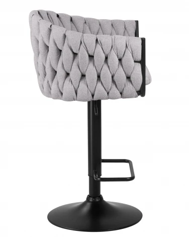 Набор 2 шт стул барный DOBRIN LEON (серая ткань (LAR 275-17))