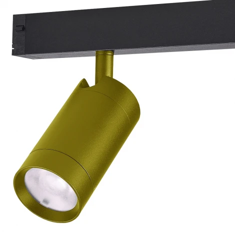 Трековый светильник светодиодный однофазный 220V AM Group AM588 10W 3000K Copper